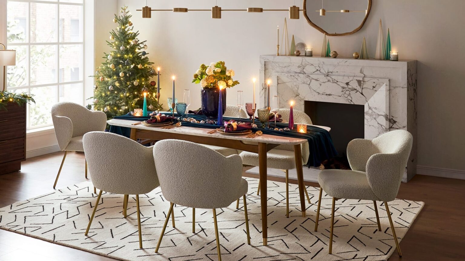 Christmas Dining Table Decor Ideas for a Festive Holiday Look Christmas Dining Table Decor 1536x864 1