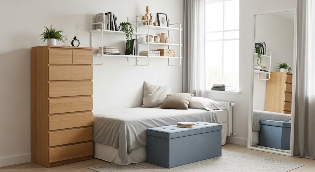 How to Arrange Bedroom Furniture in a Small Room