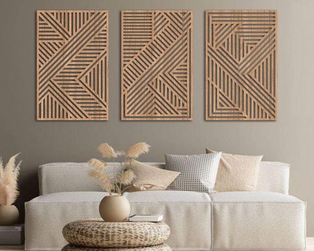 Creative Large Wall Decor For Living Room Inspiration Wooden large wall decor for living room