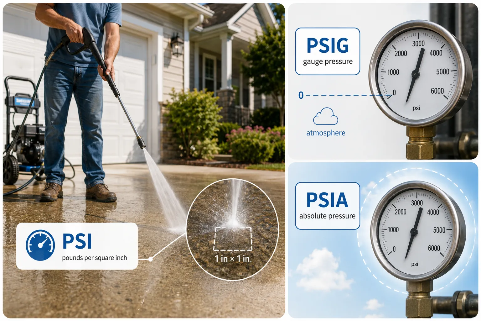 What PSI Pressure Washer Do I Need? A Comprehensive Guide Pressure washing PSI and pressure gauges