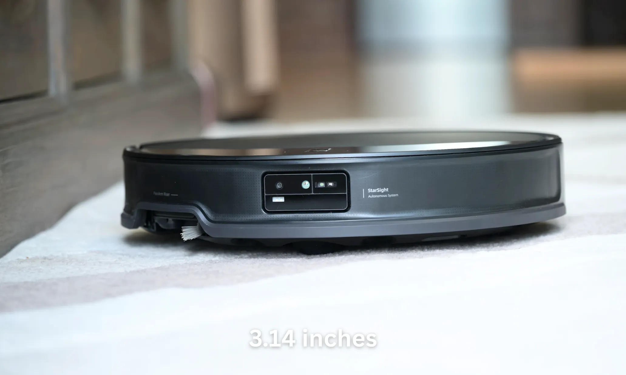 Roborock Saros 10R Robot Vacuum Mop height