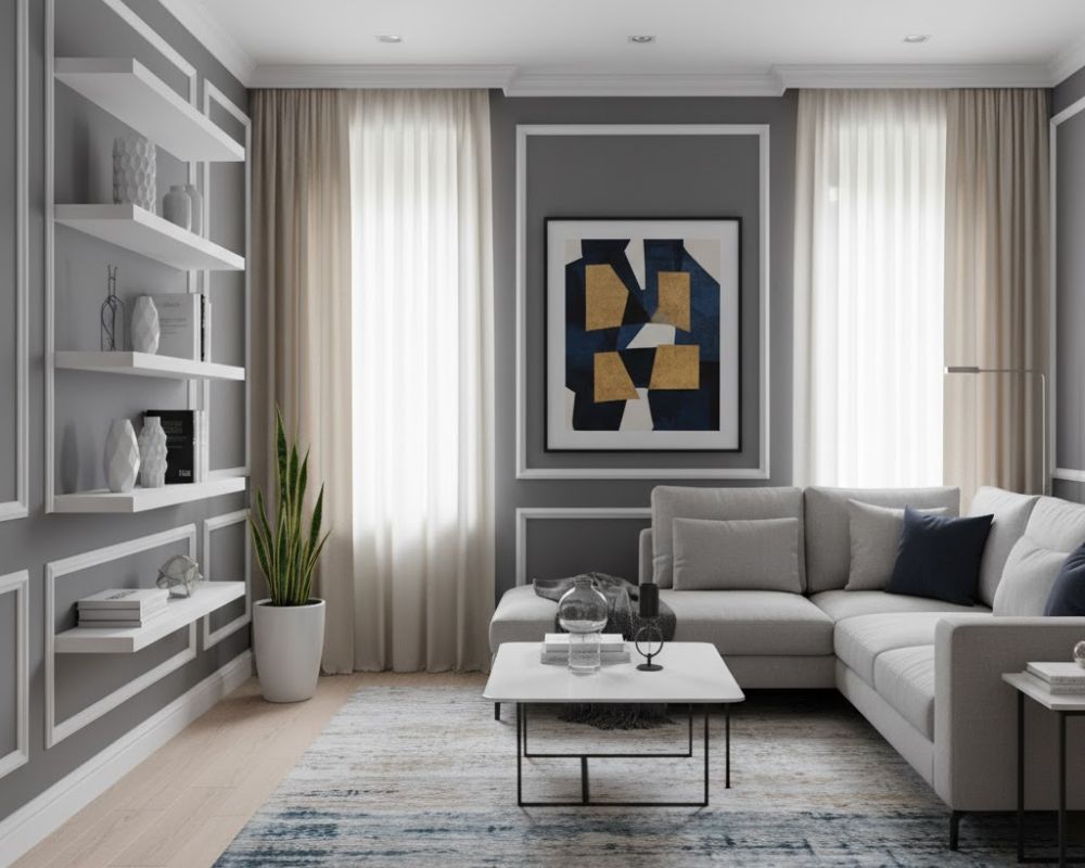 10+ Modern Small Living Room Decor Ideas: Space-Saving & Stylish Tips Smart Tricks for Stylish Modern Small Living Room Decor - Decorate up to the ceiling