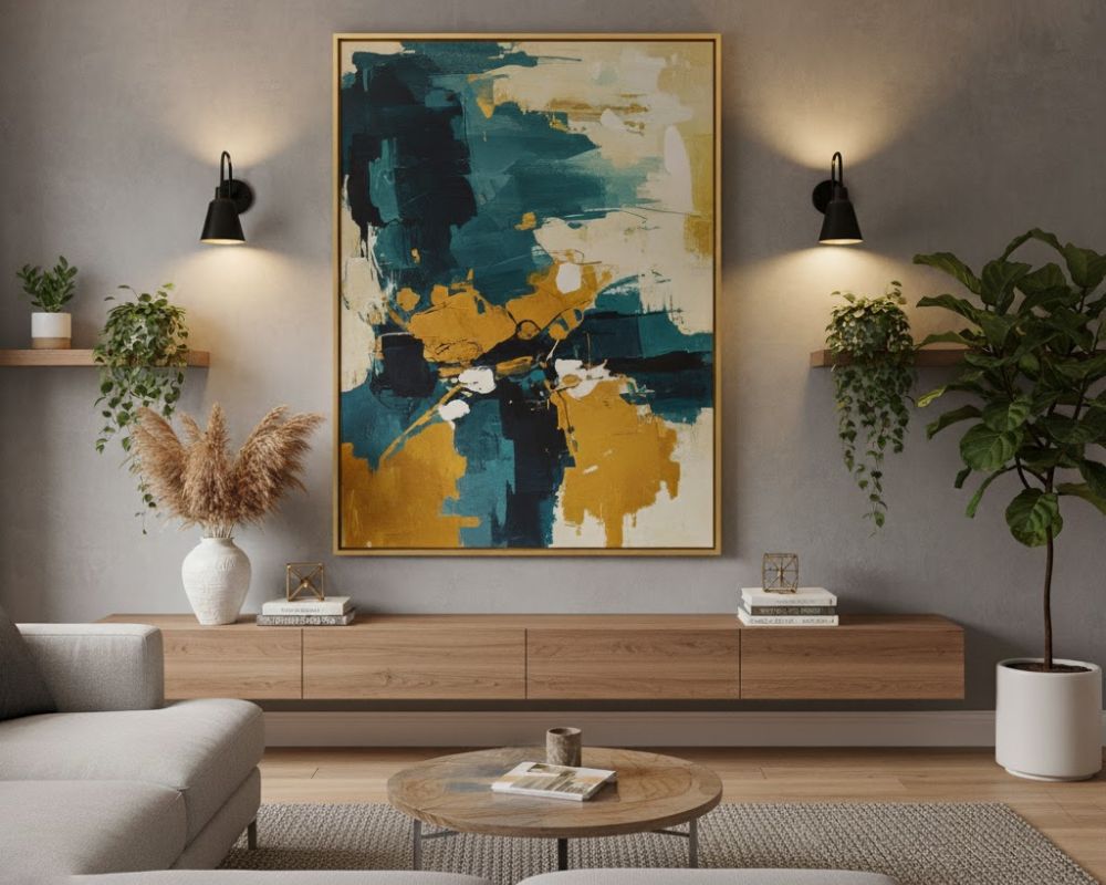 Creative Large Wall Decor For Living Room Inspiration Tips for Choosing & Placing Large Wall Decor for Living Room - Layering & Accessories