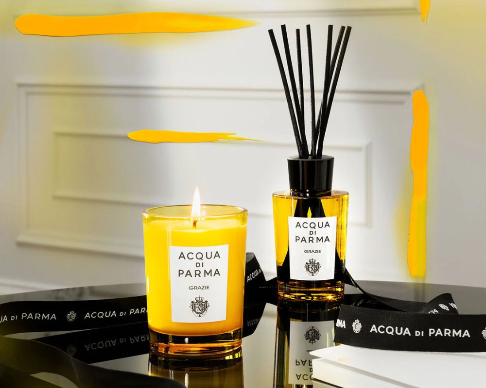 Top 10 Best Scented Living Room Candles for Comfort & Elegance Acqua di Parma Grazie Candle - Top best scented living room candles
