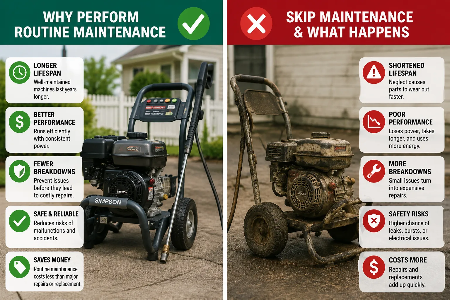Why perform routine maintenance works vs doesnt work img