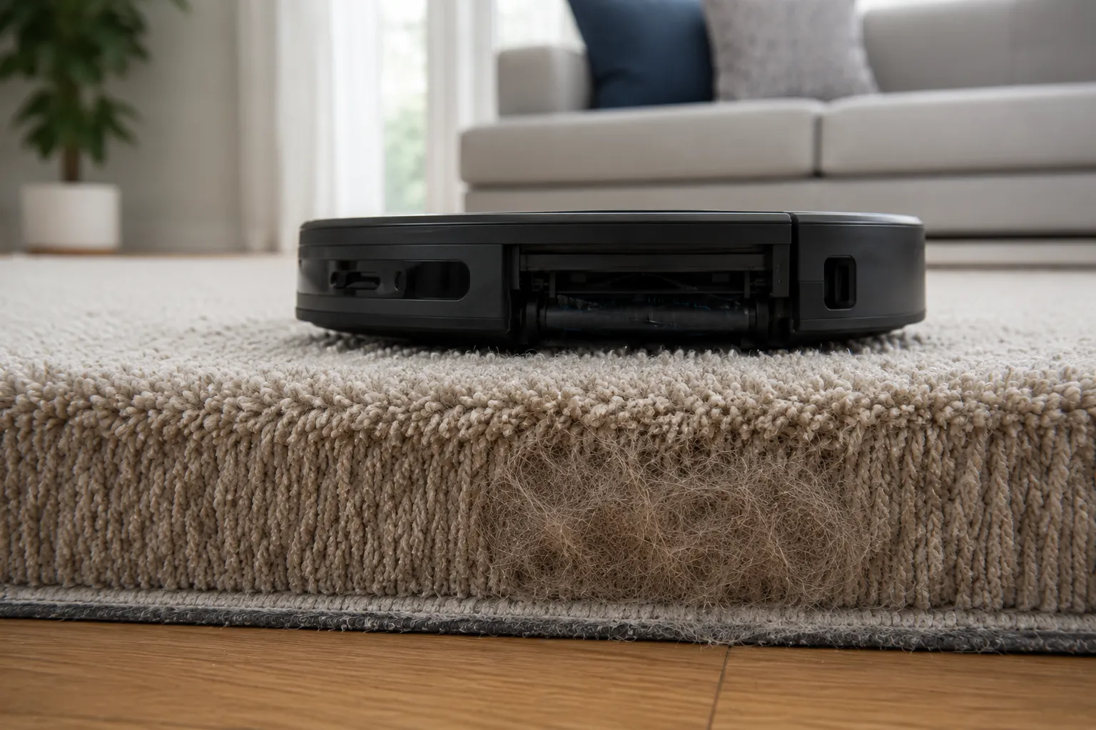 best robot vacuum for thick carpet and pet hair