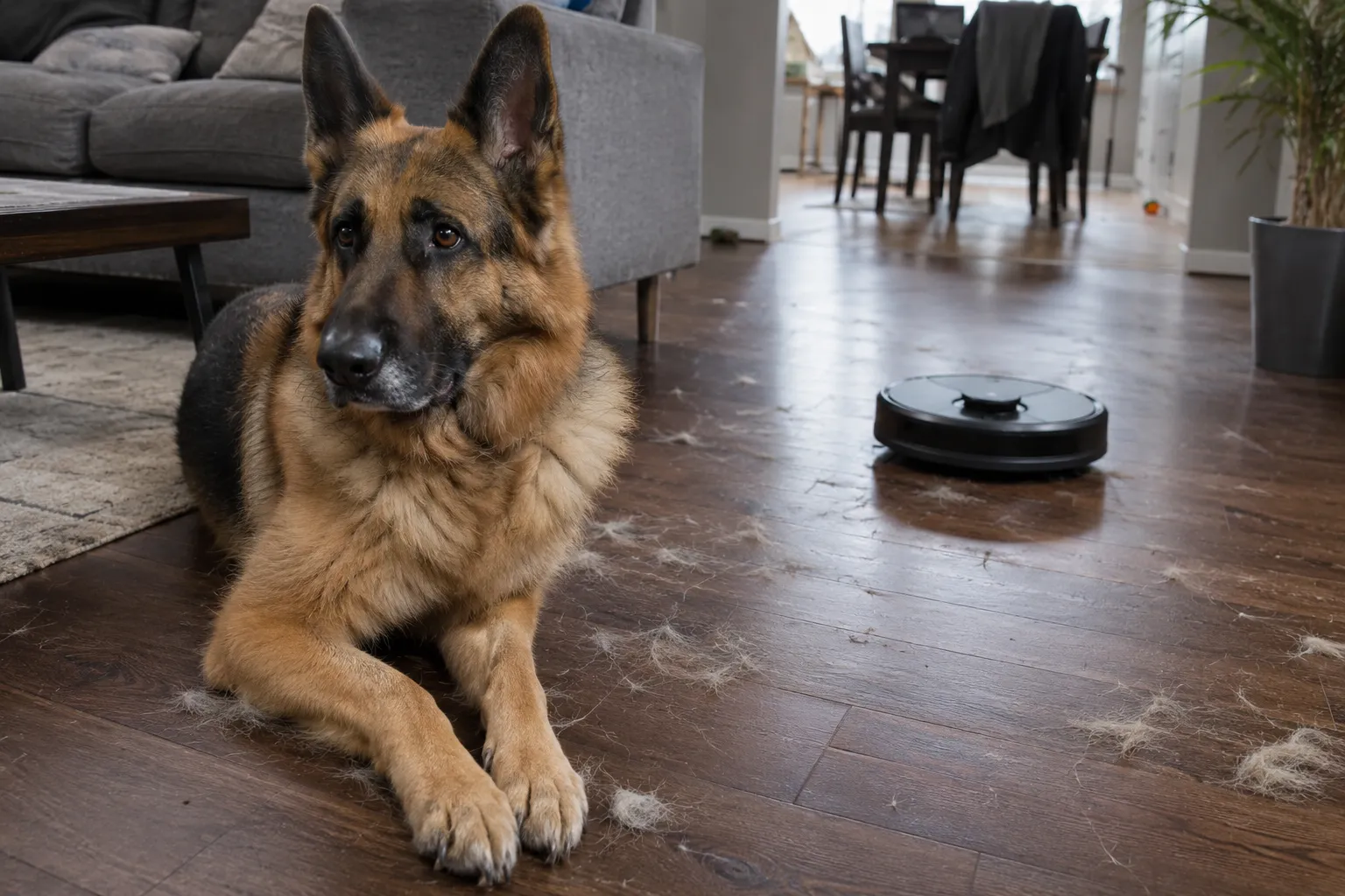 best robot vacuums for german shepherd hair