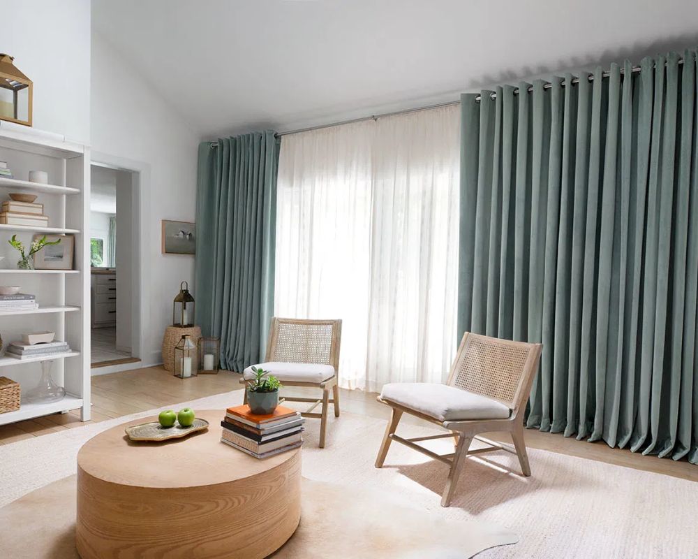 How to Choose Curtains for Living Room: 4 Proven Things to Consider Double layer fabric curtains - curtains for living room