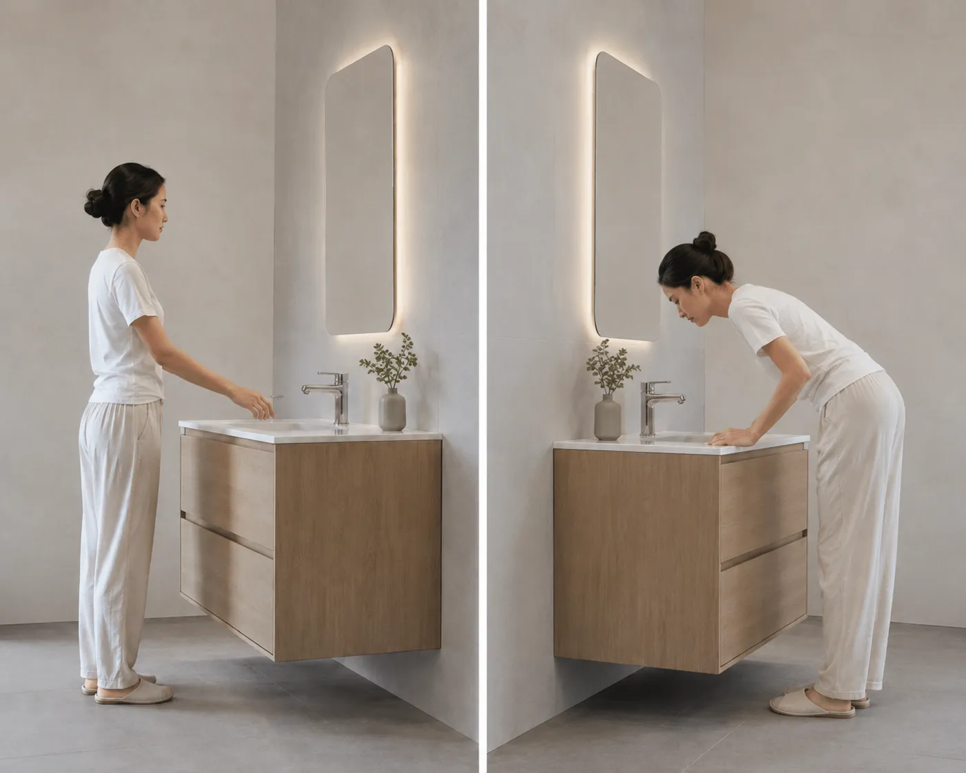 How tall is a bathroom vanity? how tall is a bathroom vanity