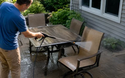 How To Clean Your Outdoor Patio Furniture With A Pressure Washer
