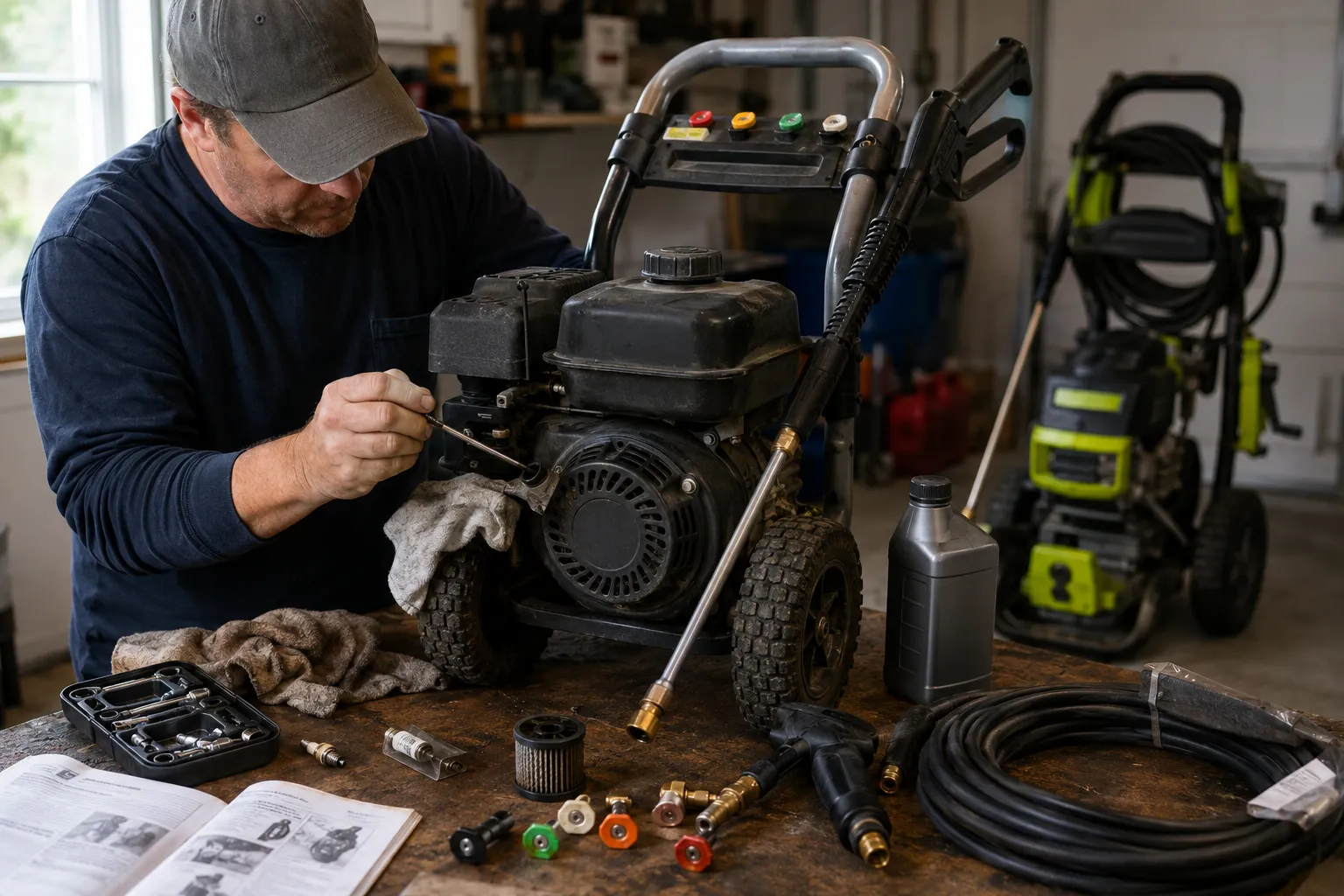 how to maintain your pressure washer to keep it running smooth