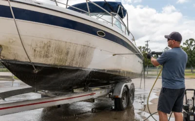How To Pressure Clean Your Family Boat