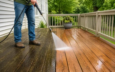 How To Pressure Wash a Deck Without Damaging It