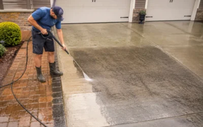 How To Pressure Wash Your Concrete or Brick Driveway
