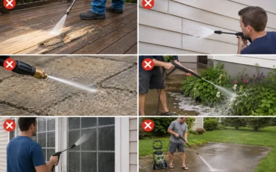 6 Mistakes Most People Make with a Power Washer