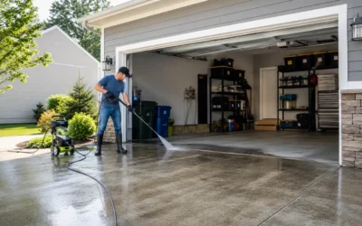 How to Pressure Wash Your Garage: Learning the Basics