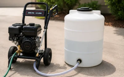 What Size Water Tank Does A Pressure Washer Need