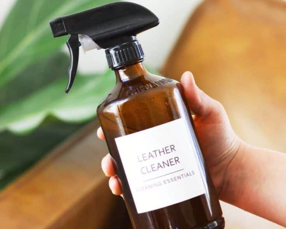 What to clean leather couches with - Natural liquid soap